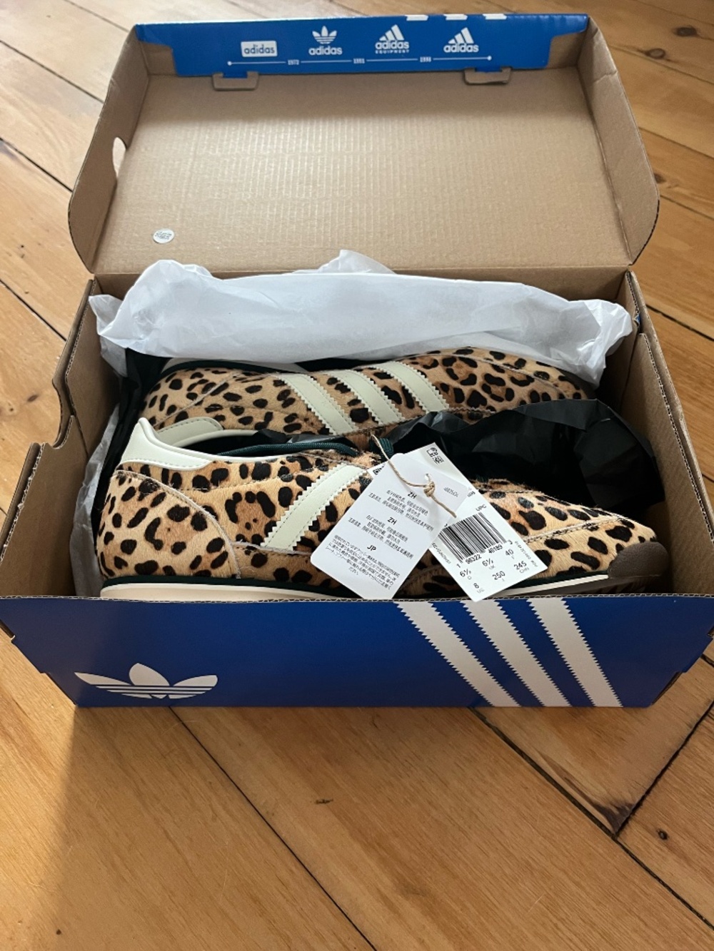 Adidas SL 72 OG Leopard Print – New, Never Worn – Size 8 - Picture 5 of 6